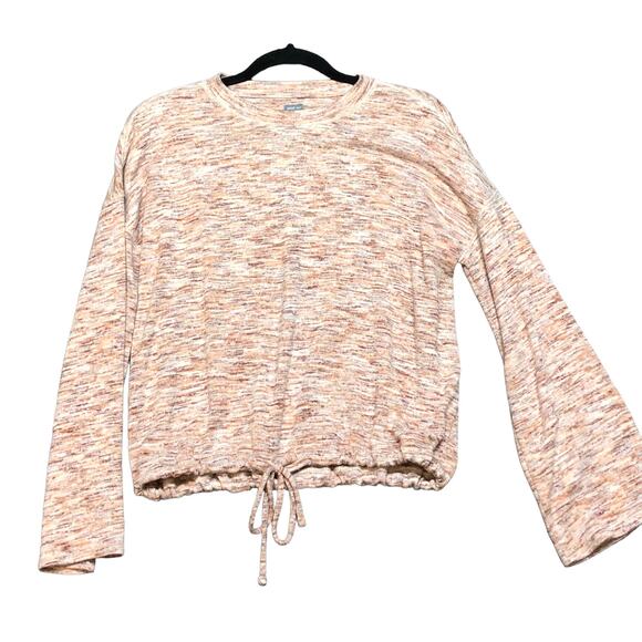 Aerie Womens Pullover Top XS Drawstring Long Sleeve Relaxed Fit Multicolor - Picture 5 of 9